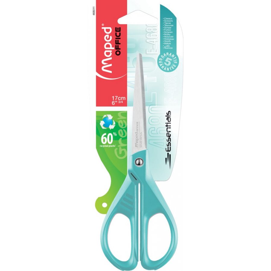Ψαλίδι Essential Green 17 cm Συμμετρικό Βεραμάν (468011) Ψαλίδι Essential Green 17 cm Συμμετρικό Βεραμάν (468011)