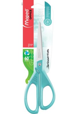 Ψαλίδι Essential Green 21 cm Ασύμμετρο Βεραμάν (468111)