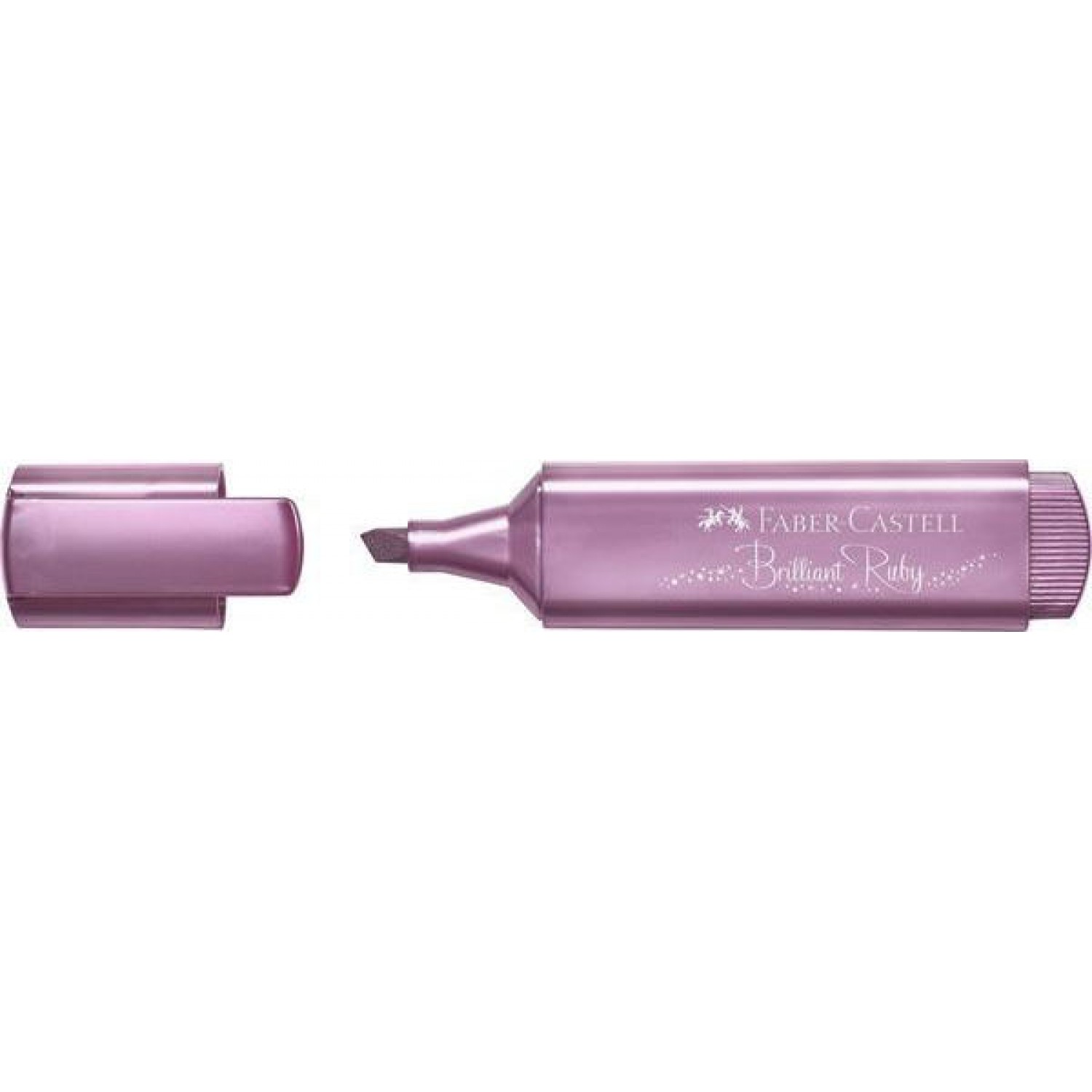 Faber-Castell Μαρκαδόρος Υπογράμμισης Μεταλλικό Ρουμπινί 5mm (154621)