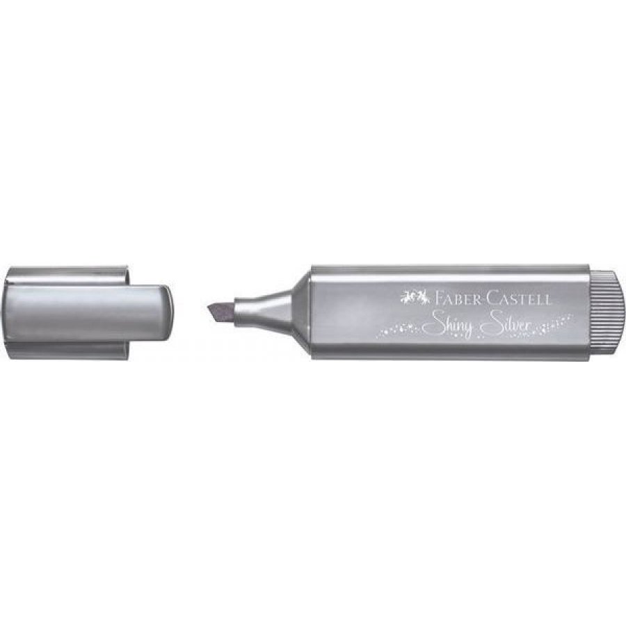 Faber-Castell Μαρκαδόρος Υπογράμμισης Μεταλλικό Ασημί 5mm (154661) Faber-Castell Μαρκαδόρος Υπογράμμισης Μεταλλικό Ασημί 5mm (154661)