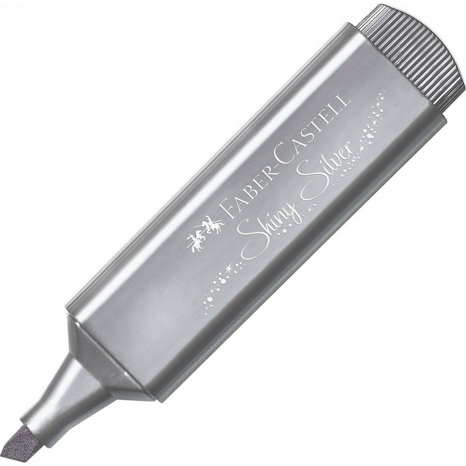 Faber-Castell Μαρκαδόρος Υπογράμμισης Μεταλλικό Ασημί 5mm (154661)