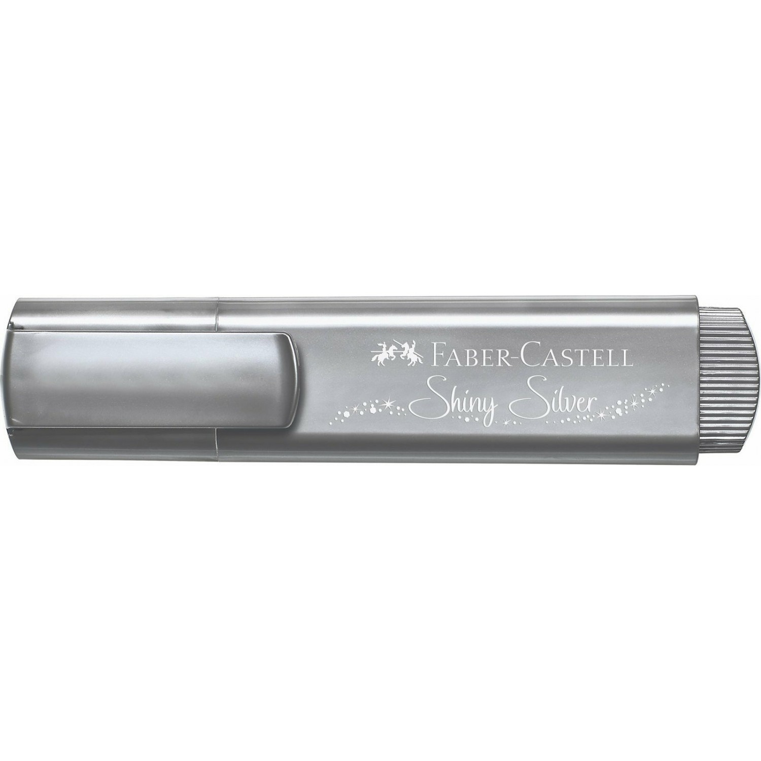 Faber-Castell Μαρκαδόρος Υπογράμμισης Μεταλλικό Ασημί 5mm (154661)