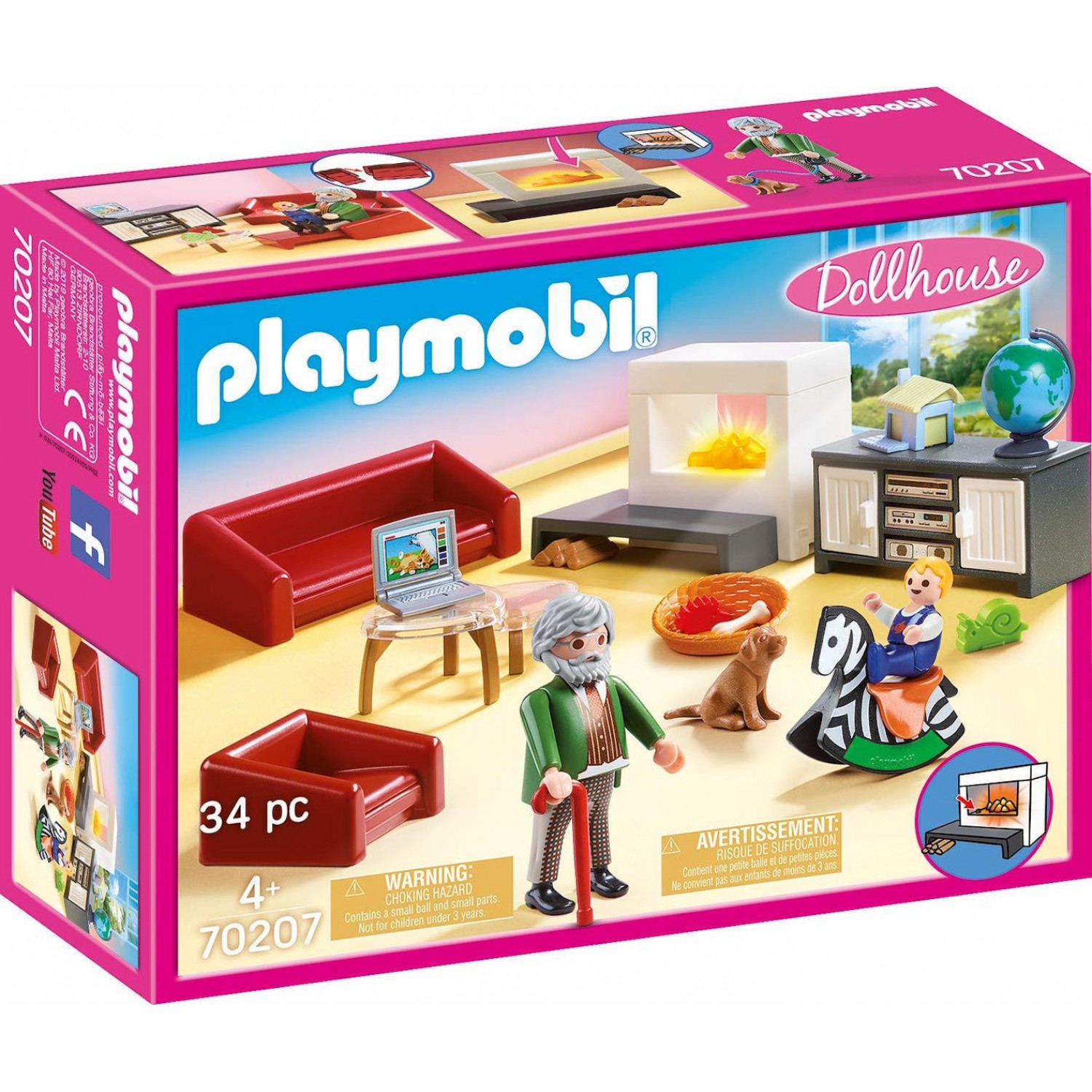 Playmobil Dollhouse Σαλόνι Κουκλόσπιτου (70207) Playmobil Dollhouse Σαλόνι Κουκλόσπιτου (70207)