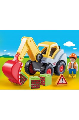 Playmobil 123 Φορτωτής Εκσκαφέας (70125) Playmobil 123 Φορτωτής Εκσκαφέας (70125)