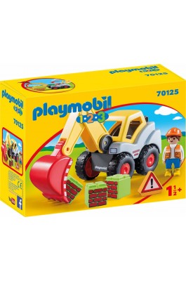 Playmobil 123 Φορτωτής Εκσκαφέας (70125) Playmobil 123 Φορτωτής Εκσκαφέας (70125)