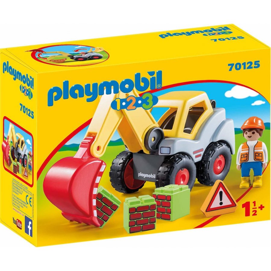 Playmobil 123 Φορτωτής Εκσκαφέας (70125) Playmobil 123 Φορτωτής Εκσκαφέας (70125)