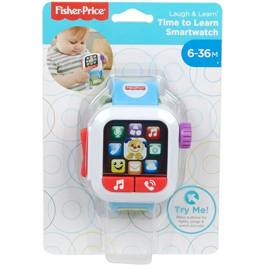 Fisher Price Laugh & Learn Εκπαιδευτικό Smartwatch με Ήχους (GMM41) Fisher Price Laugh & Learn Εκπαιδευτικό Smartwatch με Ήχους (GMM41)