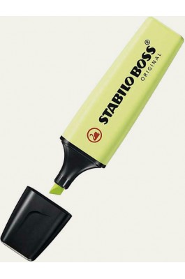 Stabilo Boss Μαρκαδόροι Υπογράμμισης Κίτρινο Λάιμ Παστέλ (70/133)