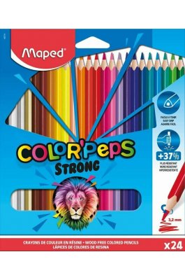 Maped Color'Peps Strong Ξυλομπογιές 24τμχ (862724) Maped Color'Peps Strong Ξυλομπογιές 24τμχ (862724)