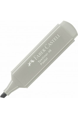 Faber-Castell Textliner 46 Μαρκαδόρος Υπογράμμισης Παστελ Γκρι 5mm