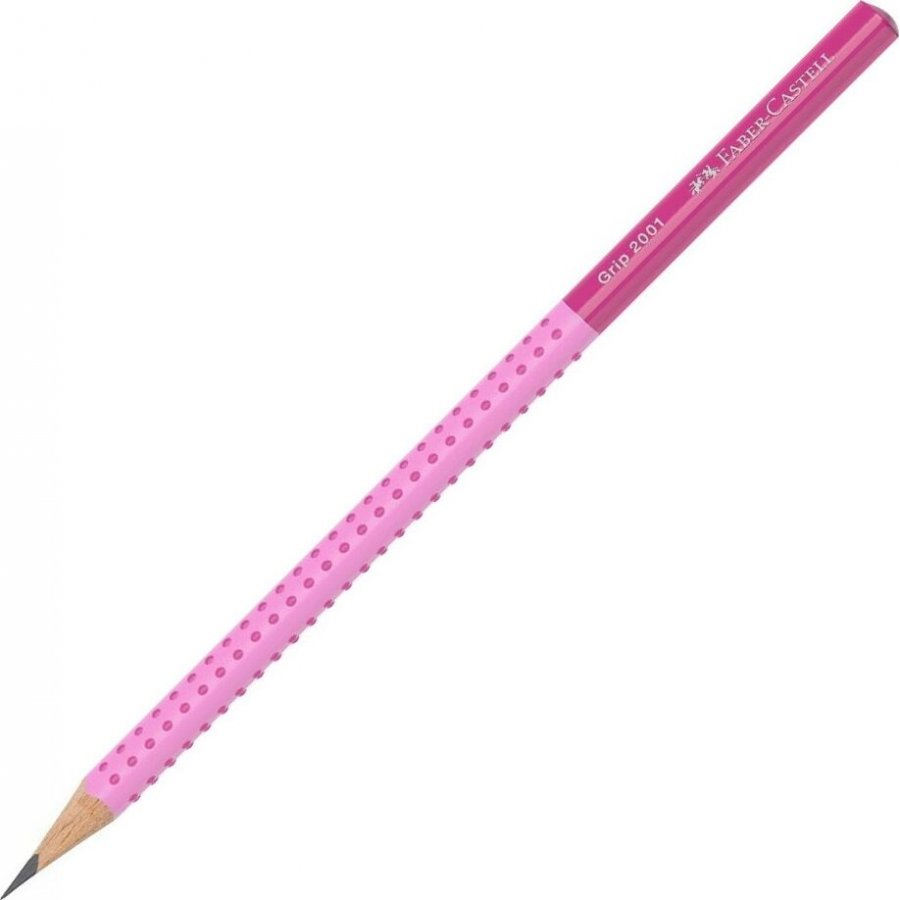 Faber-Castell Grip 2001 Μολύβι B Ροζ/Φούξια Faber-Castell Grip 2001 Μολύβι B Ροζ/Φούξια