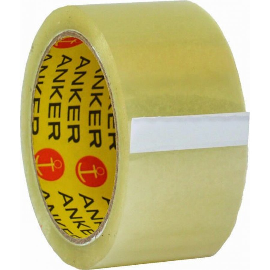 Anker Ταινία Συσκευασίας Αθόρυβη Διάφανη 48mm x 60m Anker Ταινία Συσκευασίας Αθόρυβη Διάφανη 48mm x 60m