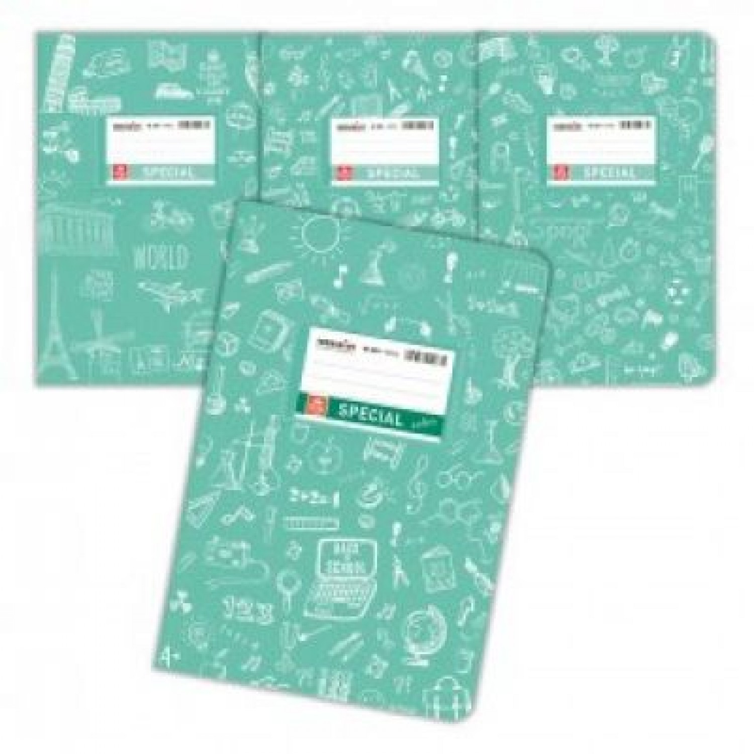 Typotrust Τετράδιο Special Doodles Ριγέ 50Φ. Βεραμάν (04311)