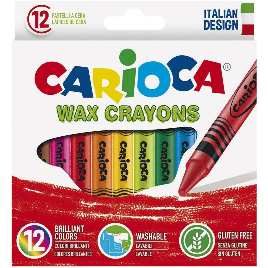 Carioca Σετ Κηρομπογιές Extra Smooth 12τμχ (42365) Carioca Σετ Κηρομπογιές Extra Smooth 12τμχ (42365)