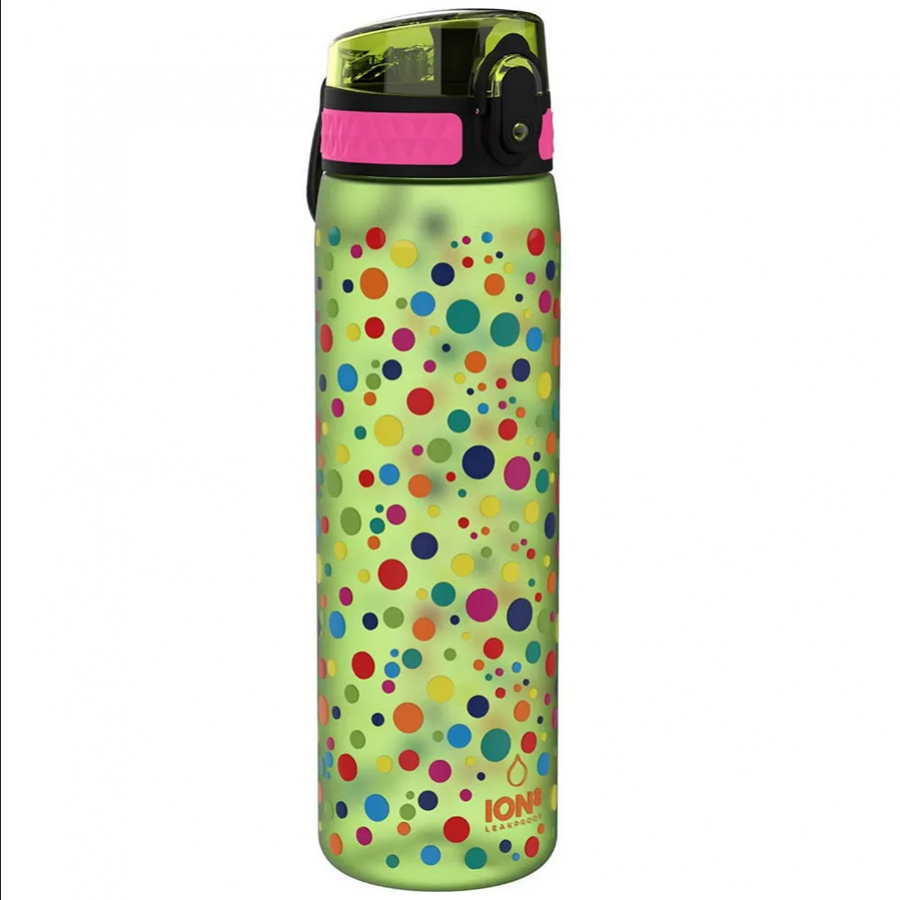 Ion8 Πλαστικό Παγούρι 600ml Πουά Ion8 Πλαστικό Παγούρι 600ml Πουά