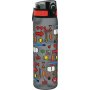 Ion8 Πλαστικό Παγούρι Slim Gaming σε Γκρι χρώμα 500ml Ion8 Πλαστικό Παγούρι Slim Gaming σε Γκρι χρώμα 500ml