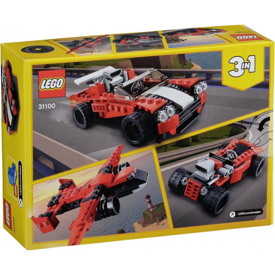 Lego Creator 3-in-1: Sports Car (31100) Lego Creator 3-in-1: Sports Car (31100)