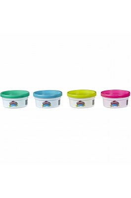 Hasbro Play-Doh 4 Βαζάκια Πλαστελίνης Elastix Stretch & Mold Bright Hasbro Play-Doh 4 Βαζάκια Πλαστελίνης Elastix Stretch & Mold Bright