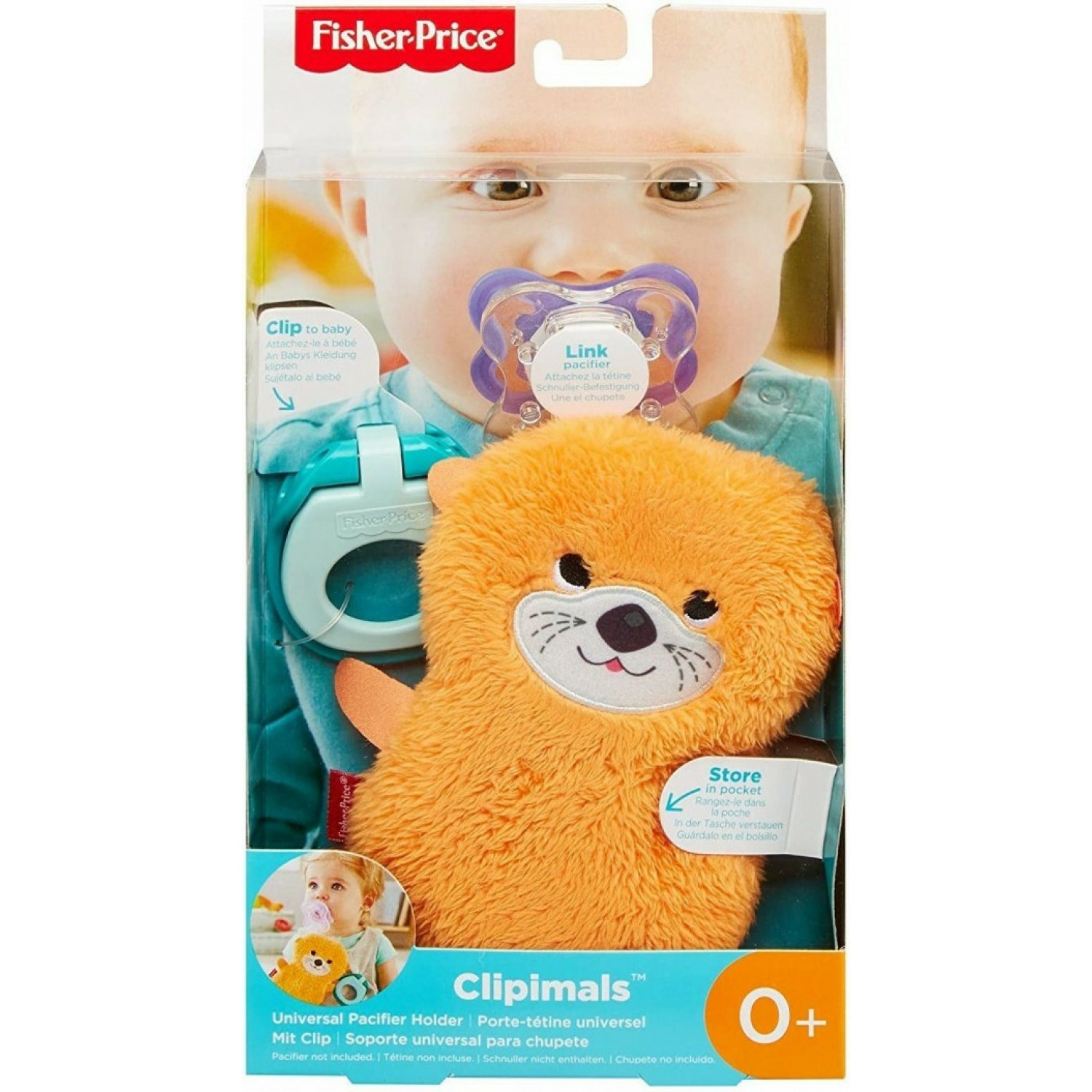 Fisher Price Ζωάκι Με λαβή Πιπίλας Βίδρα (GKC49) Fisher Price Ζωάκι Με λαβή Πιπίλας Βίδρα (GKC49)