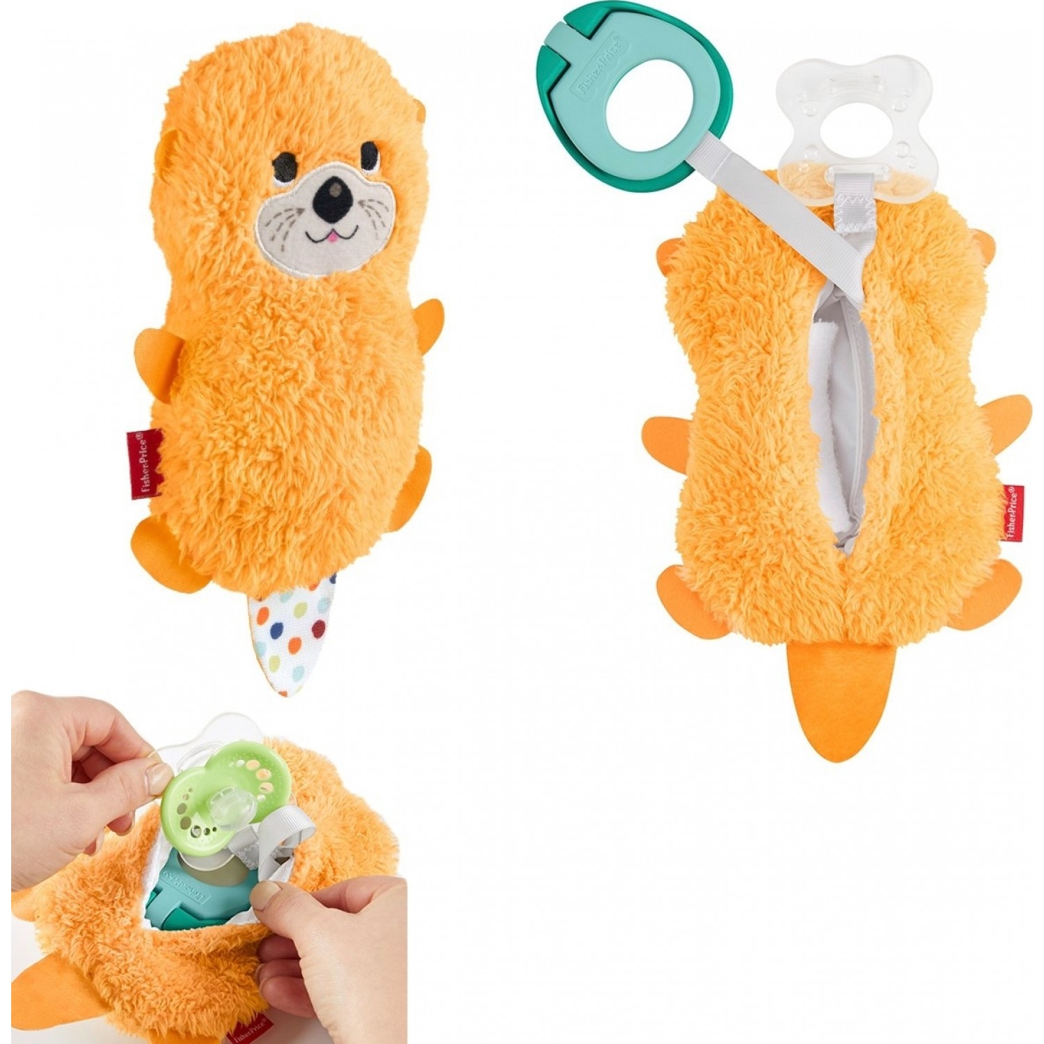 Fisher Price Ζωάκι Με λαβή Πιπίλας Βίδρα (GKC49) Fisher Price Ζωάκι Με λαβή Πιπίλας Βίδρα (GKC49)