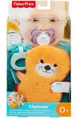 Fisher Price Ζωάκι Με λαβή Πιπίλας Βίδρα (GKC49)