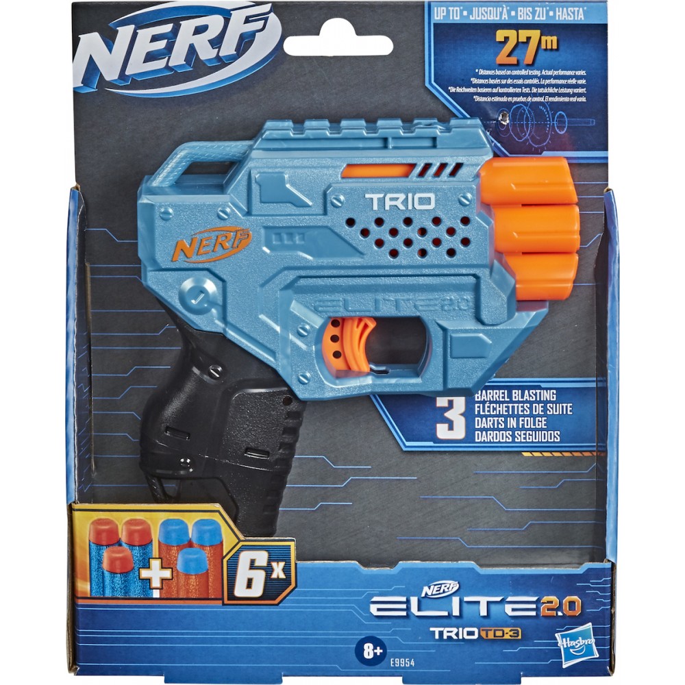 Hasbro Nerf Εκτοξευτής Trio SD 3 Elite 2.0 (E9954) Hasbro Nerf Εκτοξευτής Trio SD 3 Elite 2.0 (E9954)