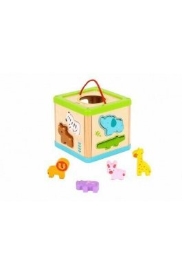 Tooky Toys Κύβος Σφηνώματα με Ζωάκια από Ξύλο (TL642) Tooky Toys Κύβος Σφηνώματα με Ζωάκια από Ξύλο (TL642)