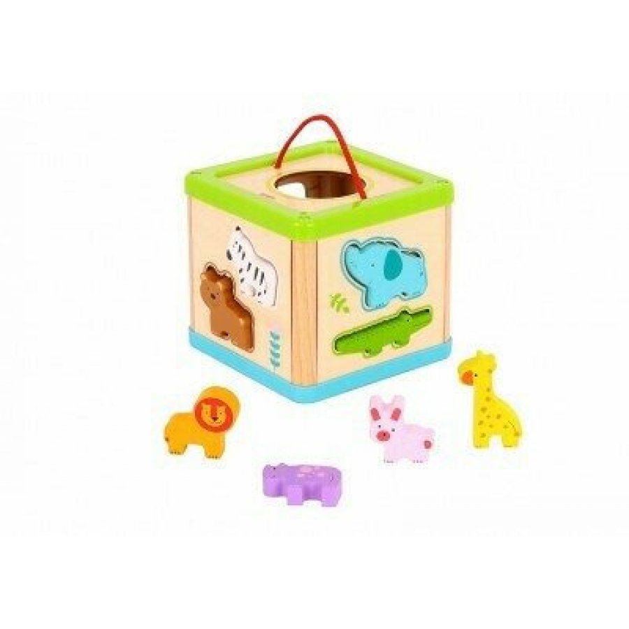 Tooky Toys Κύβος Σφηνώματα με Ζωάκια από Ξύλο (TL642) Tooky Toys Κύβος Σφηνώματα με Ζωάκια από Ξύλο (TL642)