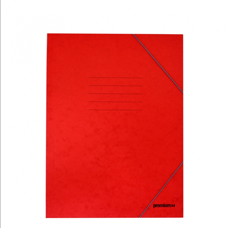 Premium Ντοσιέ Πρεσπάν με Λάστιχο 25 x 35cm Κόκκινο (12805) Premium Ντοσιέ Πρεσπάν με Λάστιχο 25 x 35cm Κόκκινο (12805)