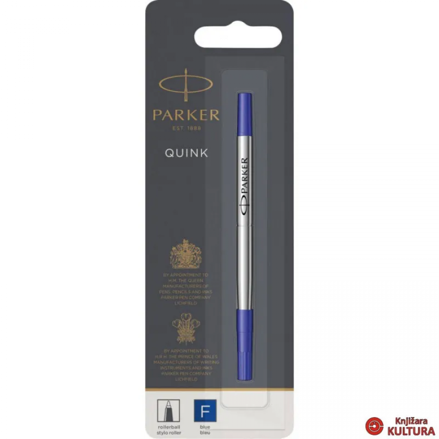 Parker Quink Rollerball Ανταλλακτικό Μελάνι για Στυλό Fine Μπλε Parker Quink Rollerball Ανταλλακτικό Μελάνι για Στυλό Fine Μπλε