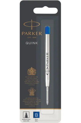 Parker Quink Ballpen Ανταλλακτικό Μελάνι για Στυλό Broad Μπλε