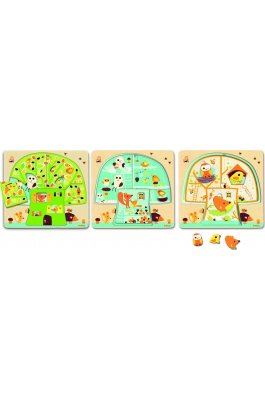 Djeco Ξύλινο Παιδικό Puzzle Σφηνώματα Το Δέντρo (Dj01481) Djeco Ξύλινο Παιδικό Puzzle Σφηνώματα Το Δέντρo (Dj01481)