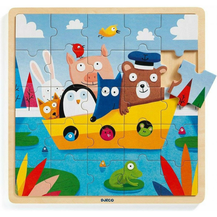 Djeco Ξύλινο Παιδικό Puzzle Καράβι 25pcs (DJ01816) Djeco Ξύλινο Παιδικό Puzzle Καράβι 25pcs (DJ01816)