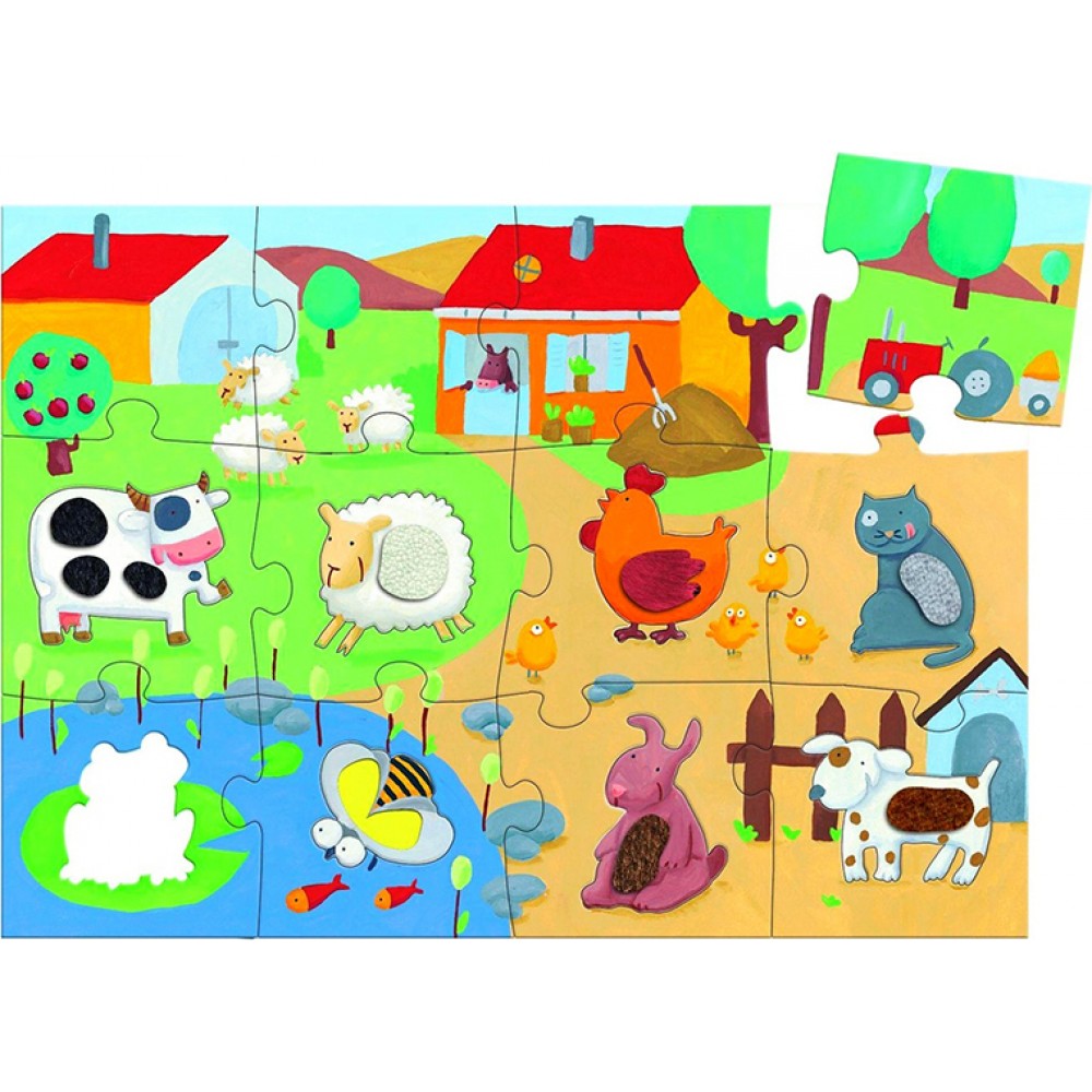 Djeco Παιδικό Puzzle Η Φάρμα των Ζώων 12 pcs (DJ07117) Djeco Παιδικό Puzzle Η Φάρμα των Ζώων 12 pcs (DJ07117)