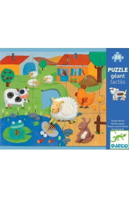 Djeco Παιδικό Puzzle Η Φάρμα των Ζώων 12 pcs (DJ07117)