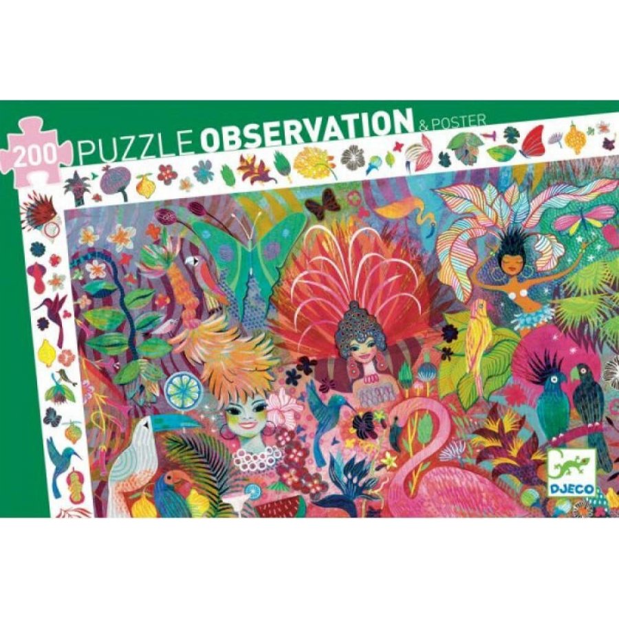 Djeco Ξύλινο Παιδικό Puzzle Καρναβάλι στο Ρίο (Dj07452) Djeco Ξύλινο Παιδικό Puzzle Καρναβάλι στο Ρίο (Dj07452)
