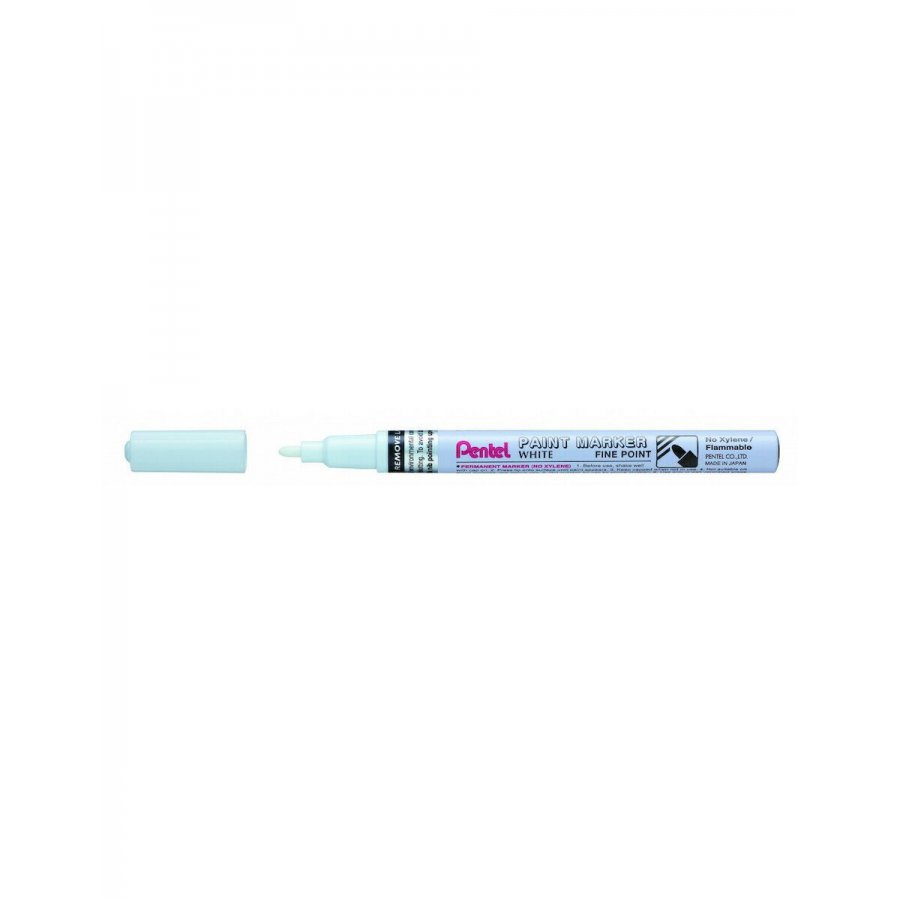 Pentel Extra Fine Ανεξίτηλος Μαρκαδόρος Λευκός (MFP10-W Pentel Extra Fine Ανεξίτηλος Μαρκαδόρος Λευκός (MFP10-W