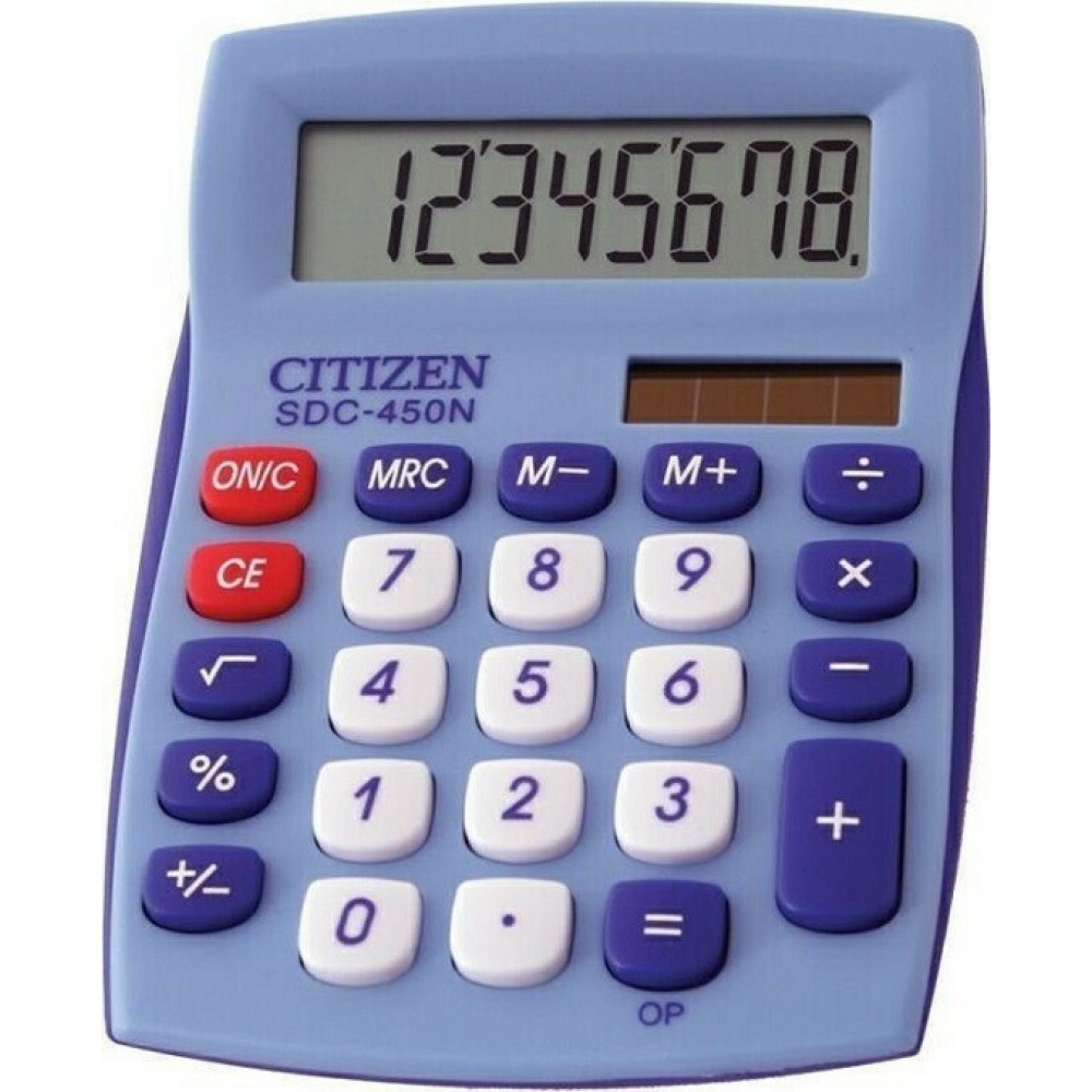 Citizen Αριθμομηχανή Μπλε (DC450NBL) Citizen Αριθμομηχανή Μπλε (DC450NBL)