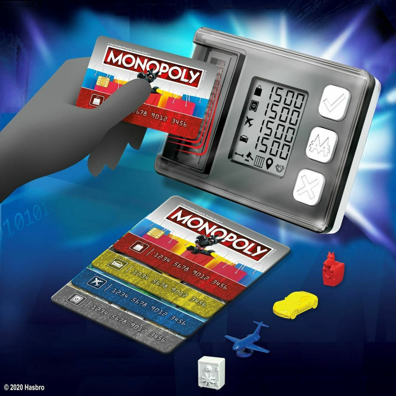 Hasbro Επιτραπέζιο Παιχνίδι Monopoly Ηλεκτρονική Εξαργύρωση Bonus με Μία Κάρτα (E8978)
