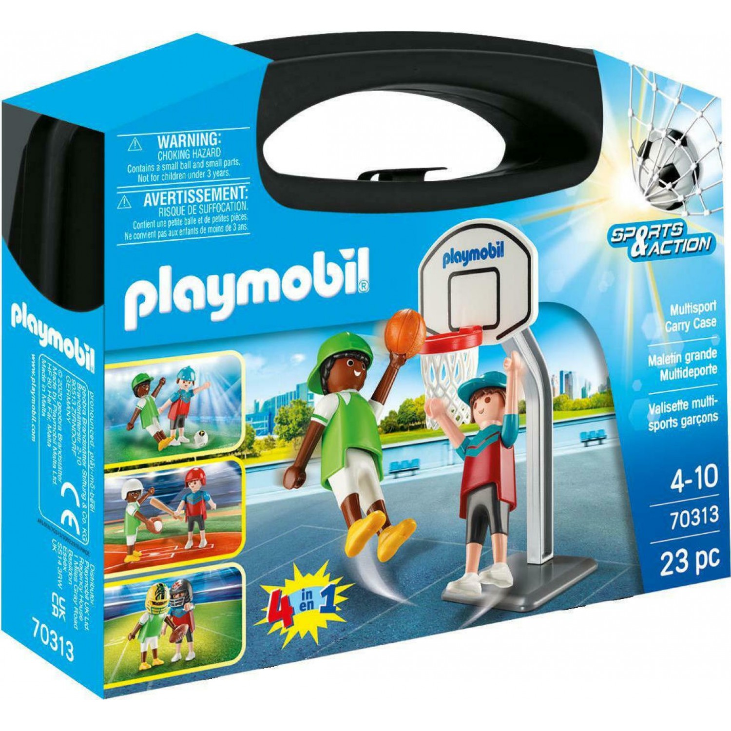 Playmobil Sports & Action Maxi Βαλιτσάκι Multisport (70313) Playmobil Sports & Action Maxi Βαλιτσάκι Multisport (70313)