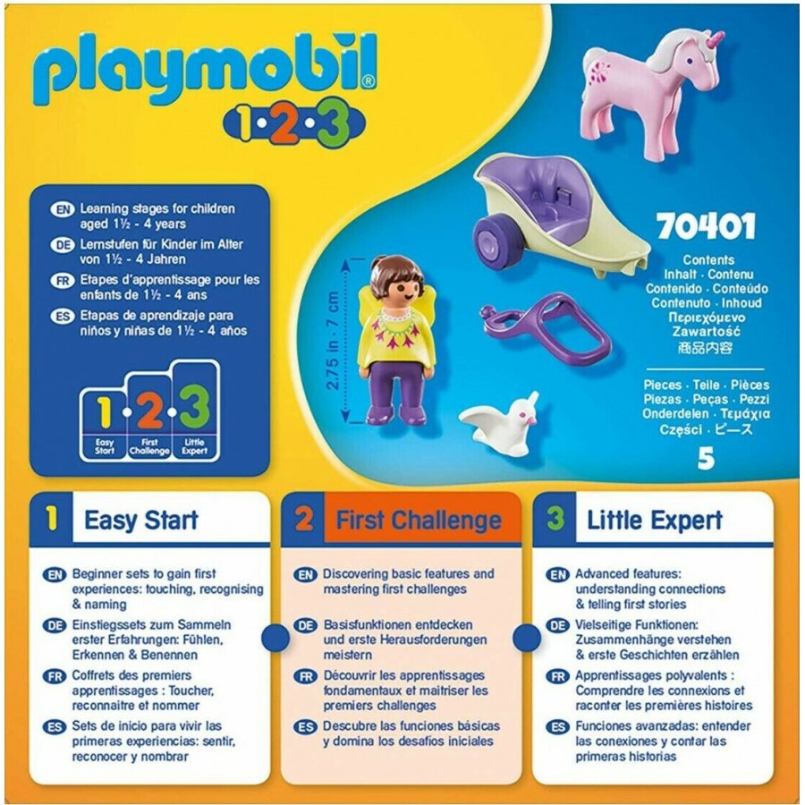 Playmobil 123 Νεραιδοάμαξα με Μονόκερο (70401) Playmobil 123 Νεραιδοάμαξα με Μονόκερο (70401)