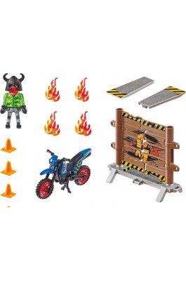 Playmobil Stunt Show Μοτοσικλετιστής και Τοίχος Φωτιάς (70553) Playmobil Stunt Show Μοτοσικλετιστής και Τοίχος Φωτιάς (70553)