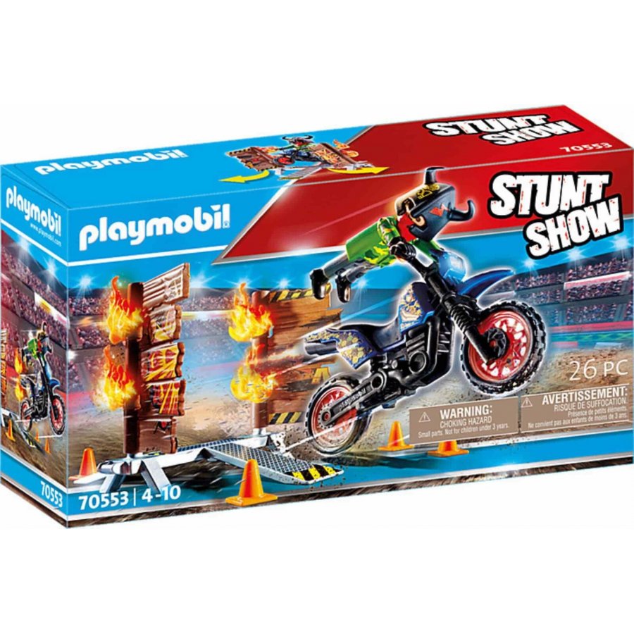 Playmobil Stunt Show Μοτοσικλετιστής και Τοίχος Φωτιάς (70553) Playmobil Stunt Show Μοτοσικλετιστής και Τοίχος Φωτιάς (70553)