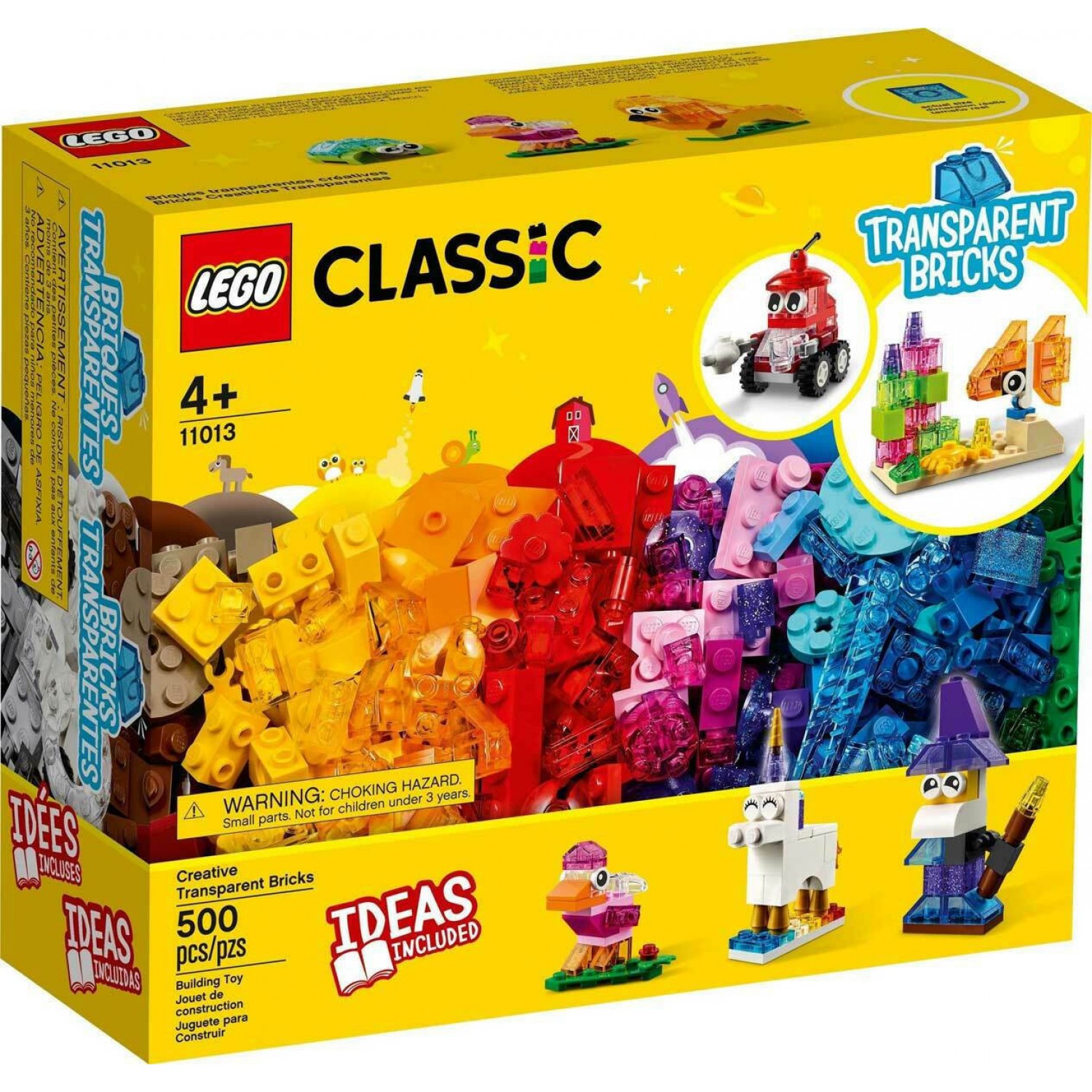Lego Classic: Creative Transparent Bricks (11013)