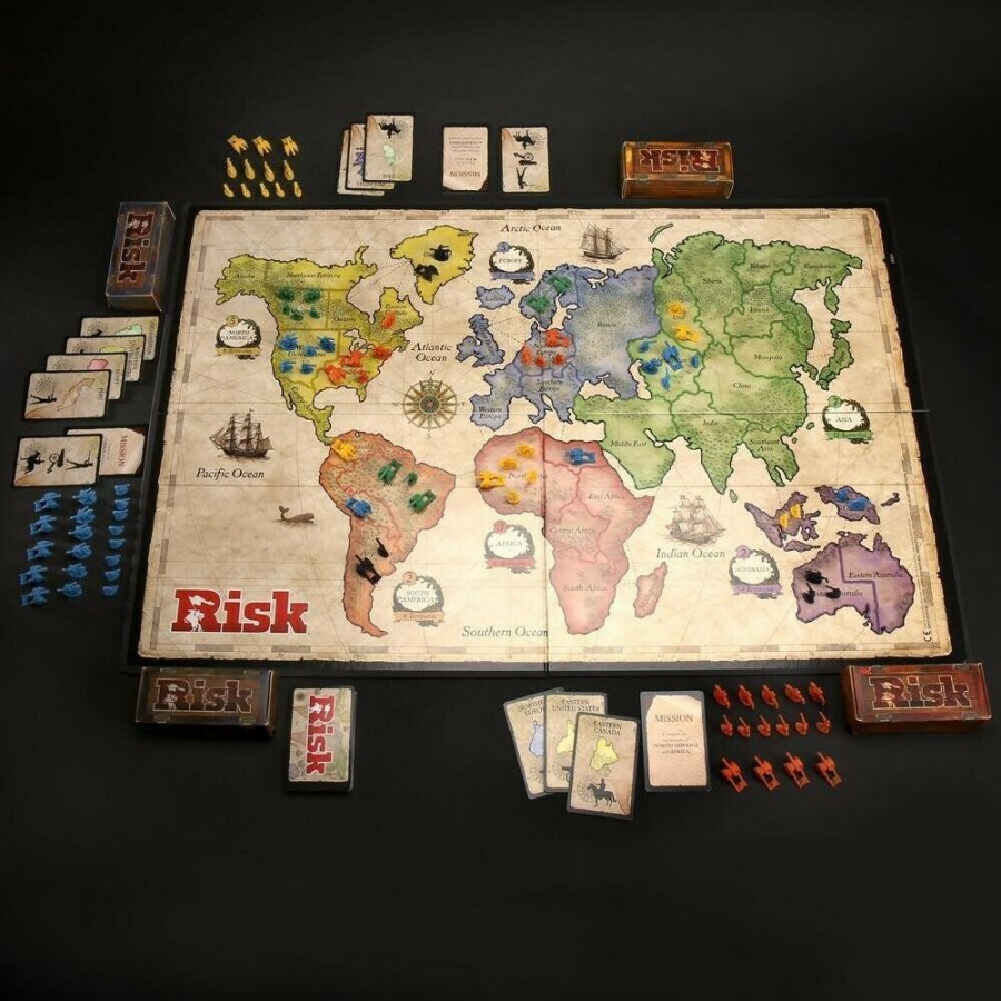 Hasbro Επιτραπέζιο Παιχνίδι Risk Refresh The Game Of Strategic Conquest για 2-5 Παίκτες (B7404) Hasbro Επιτραπέζιο Παιχνίδι Risk Refresh The Game Of Strategic Conquest για 2-5 Παίκτες (B7404)