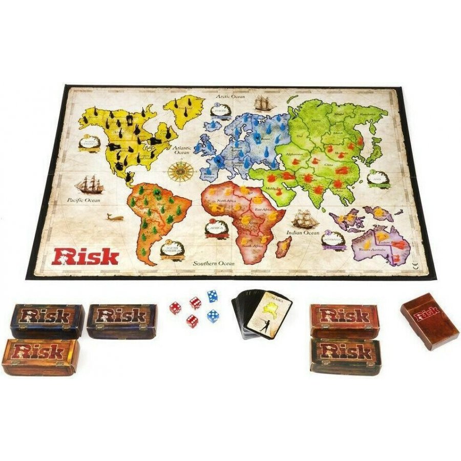 Hasbro Επιτραπέζιο Παιχνίδι Risk Refresh The Game Of Strategic Conquest για 2-5 Παίκτες (B7404) Hasbro Επιτραπέζιο Παιχνίδι Risk Refresh The Game Of Strategic Conquest για 2-5 Παίκτες (B7404)