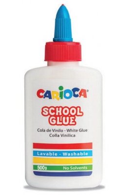 Carioca Υγρή Κόλλα School Glue Μεγάλου Μεγέθους για Χαρτί 500gr Χωρίς Διαλύτες (42776) Carioca Υγρή Κόλλα School Glue Μεγάλου Μεγέθους για Χαρτί 500gr Χωρίς Διαλύτες (42776)