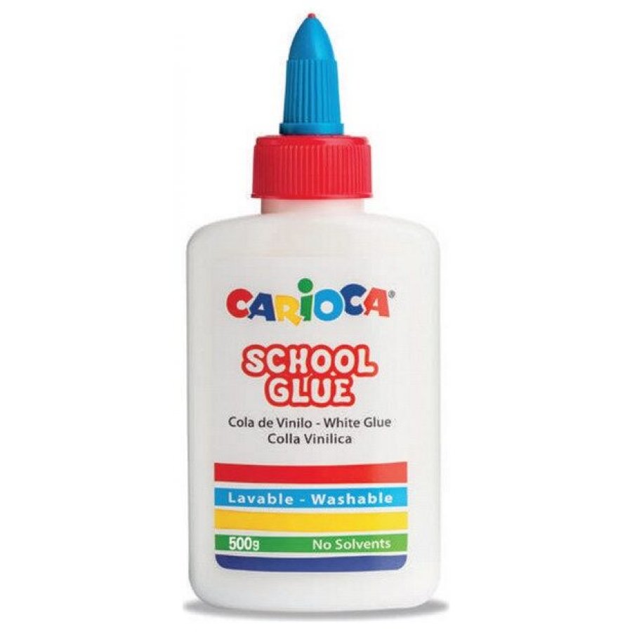 Carioca Υγρή Κόλλα School Glue Μεγάλου Μεγέθους για Χαρτί 500gr Χωρίς Διαλύτες (42776) Carioca Υγρή Κόλλα School Glue Μεγάλου Μεγέθους για Χαρτί 500gr Χωρίς Διαλύτες (42776)