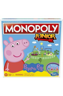 Hasbro Επιτραπέζιο Παιχνίδι Monopoly Junior Peppa Pig για 2-4 Παίκτες (F1656)