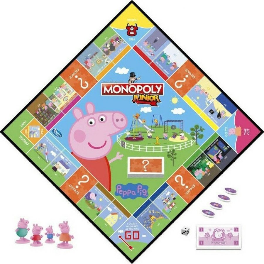 Hasbro Επιτραπέζιο Παιχνίδι Monopoly Junior Peppa Pig για 2-4 Παίκτες (F1656) Hasbro Επιτραπέζιο Παιχνίδι Monopoly Junior Peppa Pig για 2-4 Παίκτες (F1656)